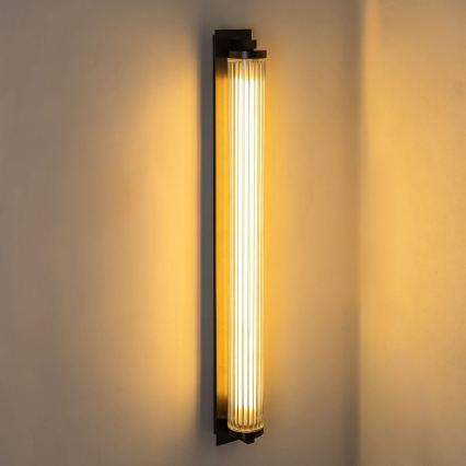 Zuma Line - LED-dimmbare Wandleuchte LED/26W/230V 2700-6500K schwarz + Fernbedienung