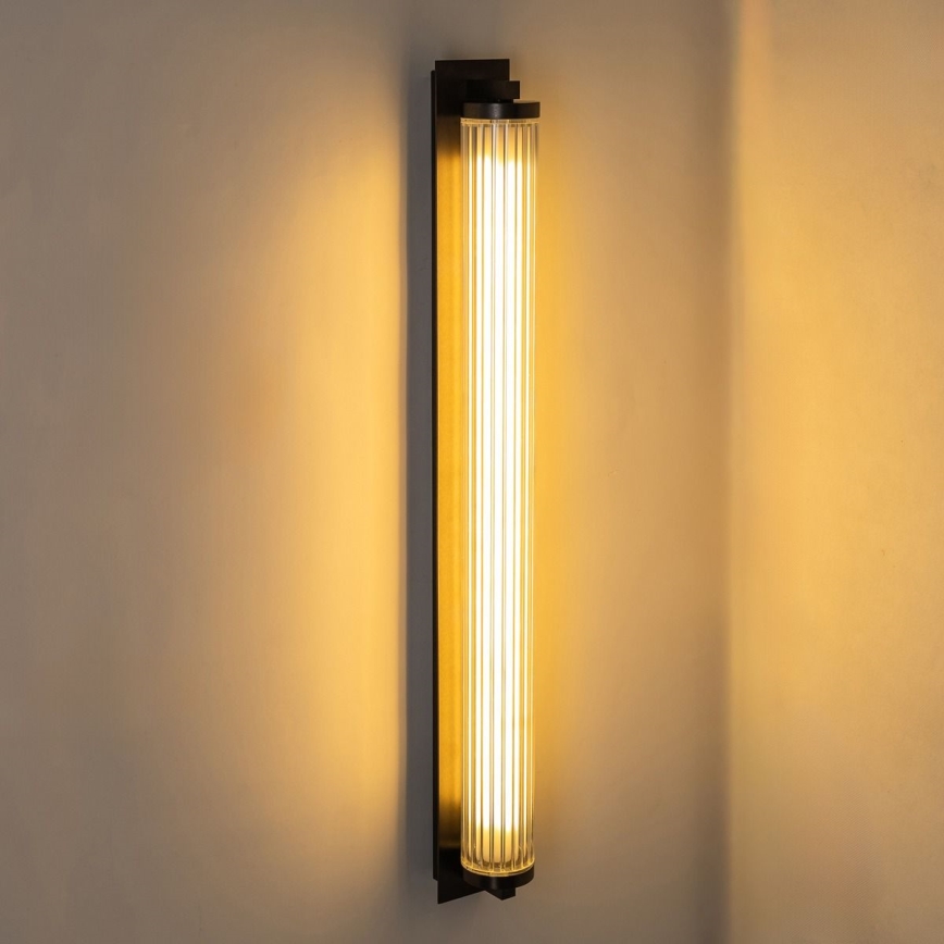 Zuma Line - LED-dimmbare Wandleuchte LED/26W/230V 2700-6500K schwarz + Fernbedienung