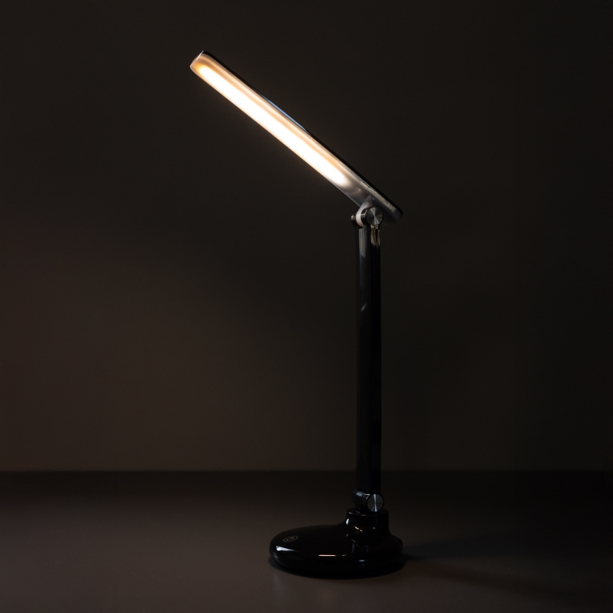 Zuma Line - Aufladbare LED-Tischleuchte LED/6W/1200 mAh 3000/4500/6000K CRI 90 schwarz