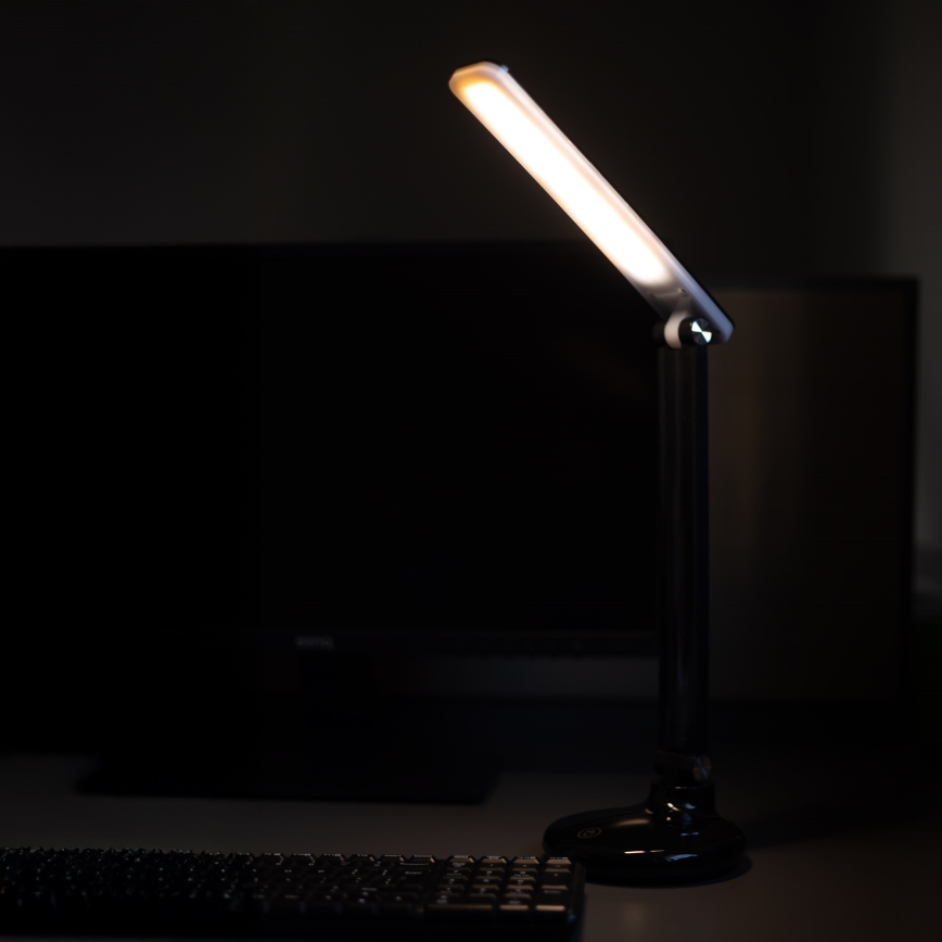 Zuma Line - Aufladbare LED-Tischleuchte LED/6W/1200 mAh 3000/4500/6000K CRI 90 schwarz