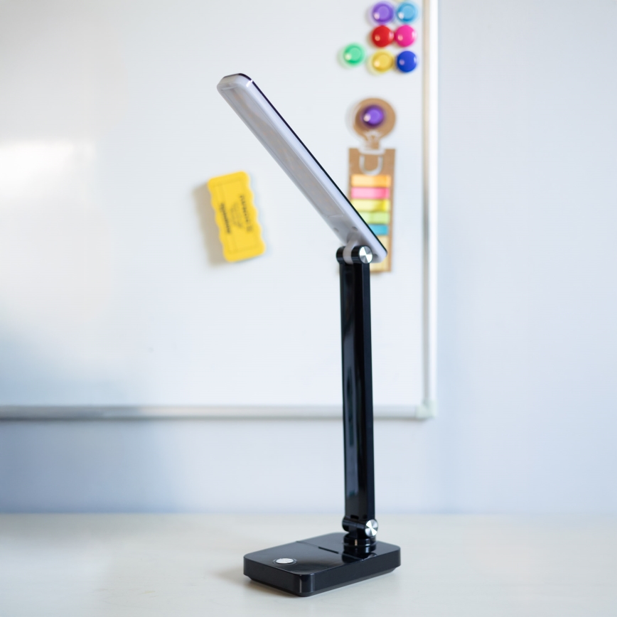Zuma Line - Aufladbare LED-Tischleuchte LED/8W/1200 mAh 3000/4500/6000K CRI 90 schwarz
