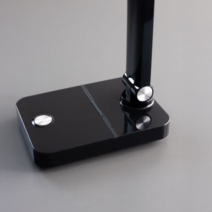 Zuma Line - LED Akku-Schreibtischlampe LED/8W/1200 mAh 3000/4500/6000K CRI 90 Schwarz