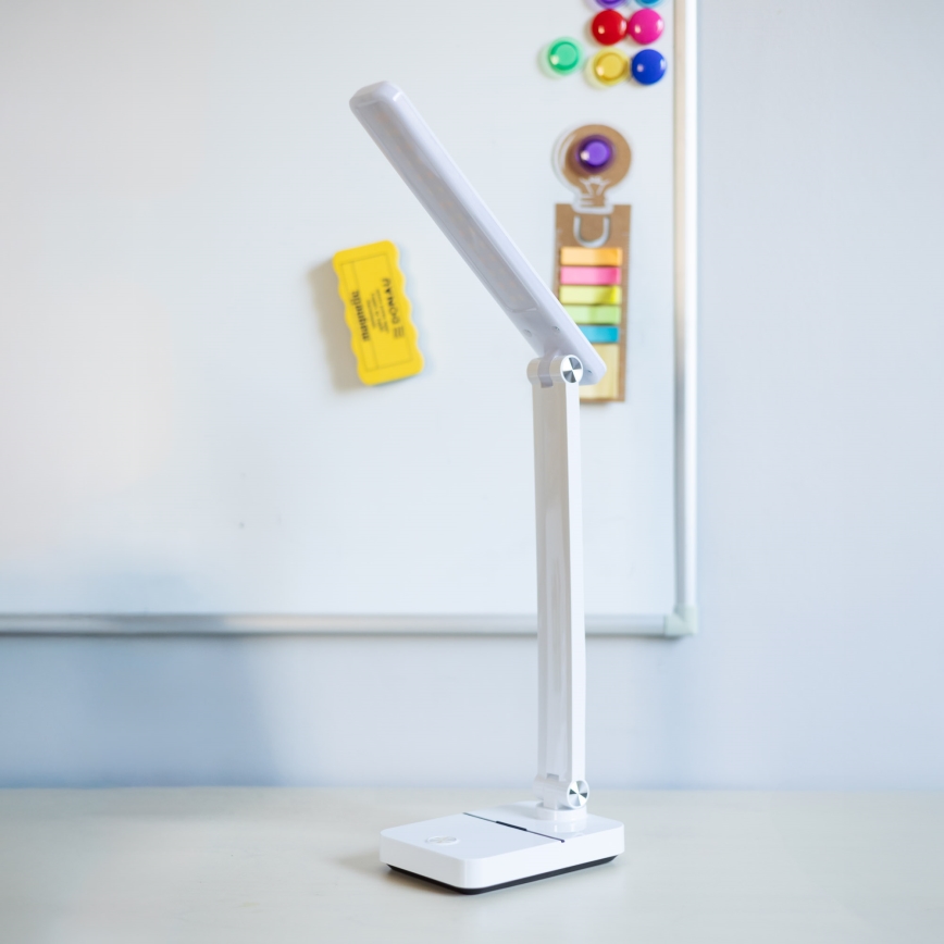 Zuma Line - Aufladbare LED-Tischleuchte LED/8W/1200 mAh 3000/4500/6000K CRI 90 weiß