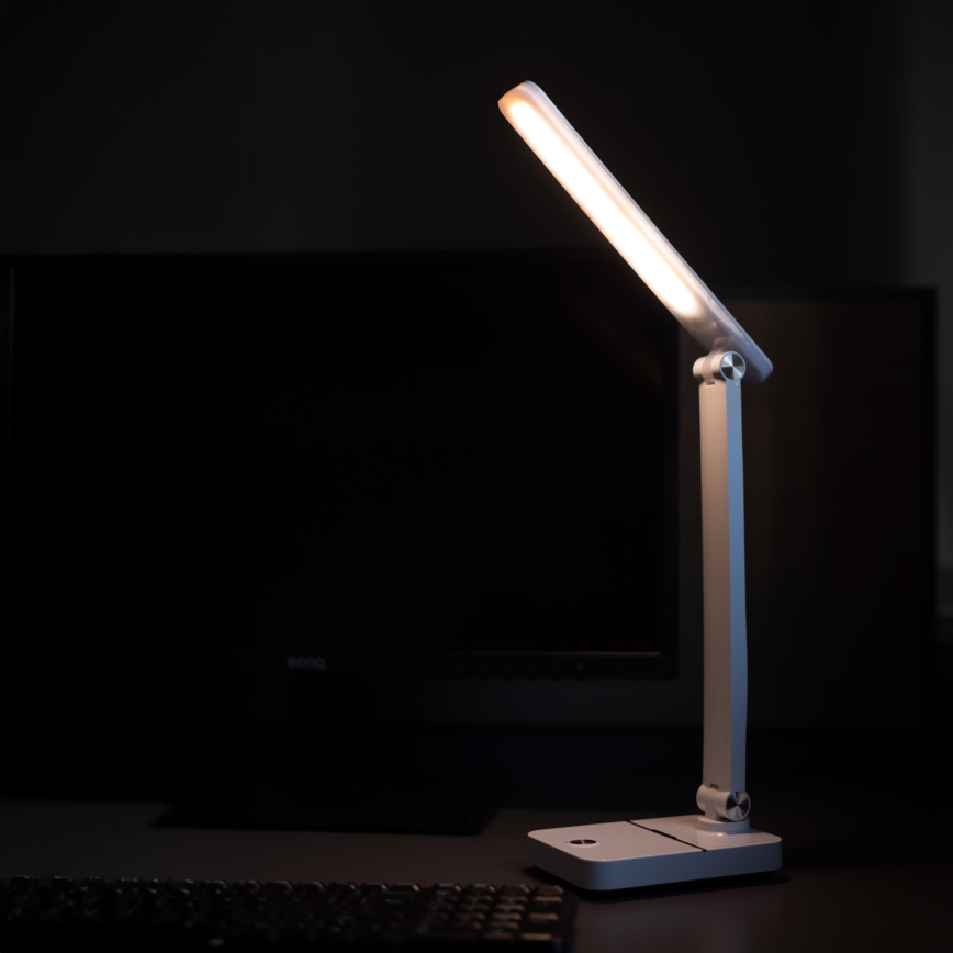 Zuma Line - Aufladbare LED-Tischleuchte LED/8W/1200 mAh 3000/4500/6000K CRI 90 weiß