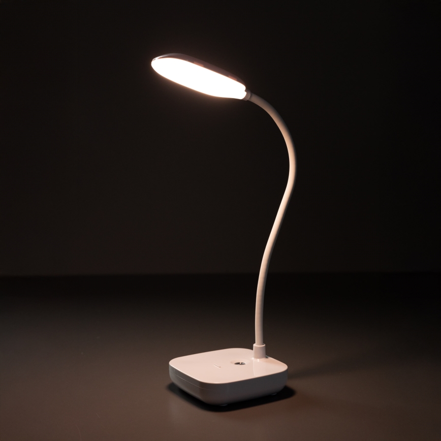 Zuma Line - Aufladbare LED-Tischleuchte LED/7W/1200 mAh 3000/4500/6000K CRI 90 weiß
