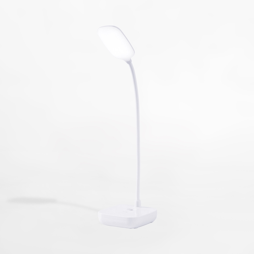 Zuma Line - Aufladbare LED-Tischleuchte LED/7W/1200 mAh 3000/4500/6000K CRI 90 weiß
