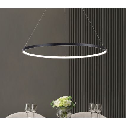 Zuma Line - LED-Pendelleuchte an Kabel LED/36W/230V 3000/4000/6000K Ø 80 cm schwarz