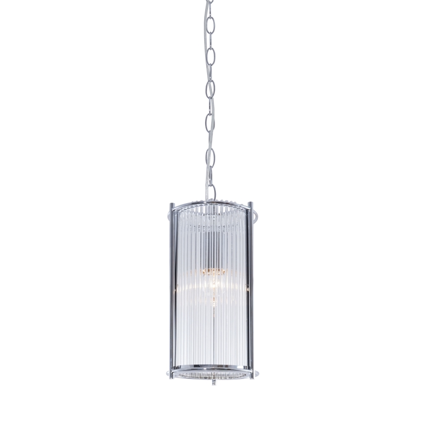 Zuma Line - Hängeleuchte an Kette 1xE27/40W/230V glänzendes Chrom
