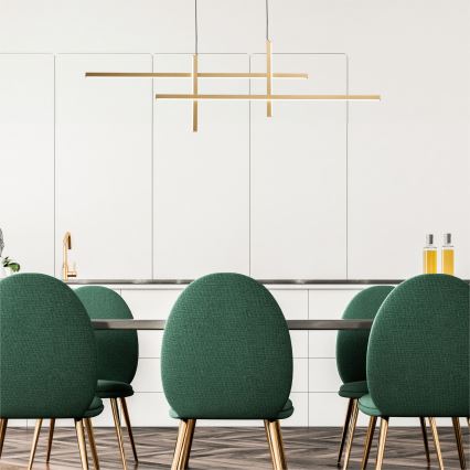 Zuma Line - LED-Hängeleuchte an Schnur LED/42W/230V 3000/4000/6000K golden
