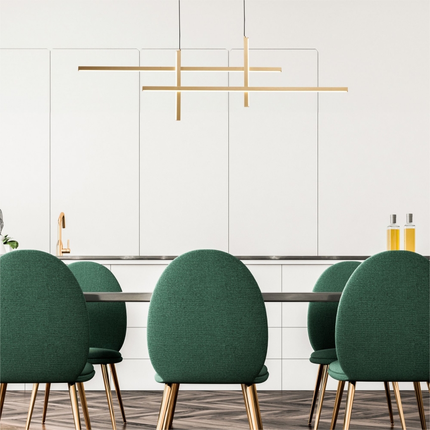 Zuma Line - LED-Hängeleuchte an Schnur LED/42W/230V 3000/4000/6000K golden