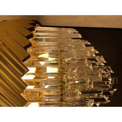 Zuma Line - Kronleuchter an Kette 9xE14/40W/230V golden