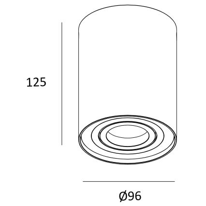 Zuma Line - Strahler 1xGU10/50W/230V matt Chrom