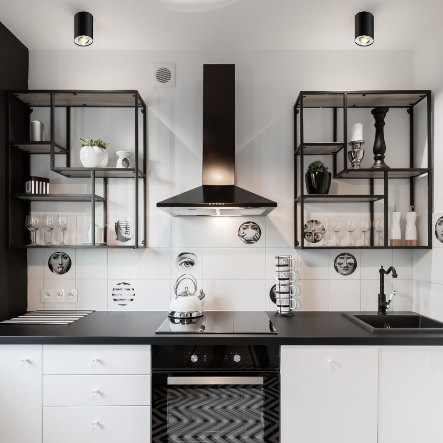 Zuma Line - LED RGBW dimmbarer Einbaustrahler 1xGU10/6W/230V schwarz + Fernbedienung