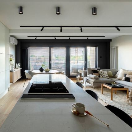 Zuma Line - LED RGBW dimmbarer Einbaustrahler 1xGU10/6W/230V schwarz + Fernbedienung