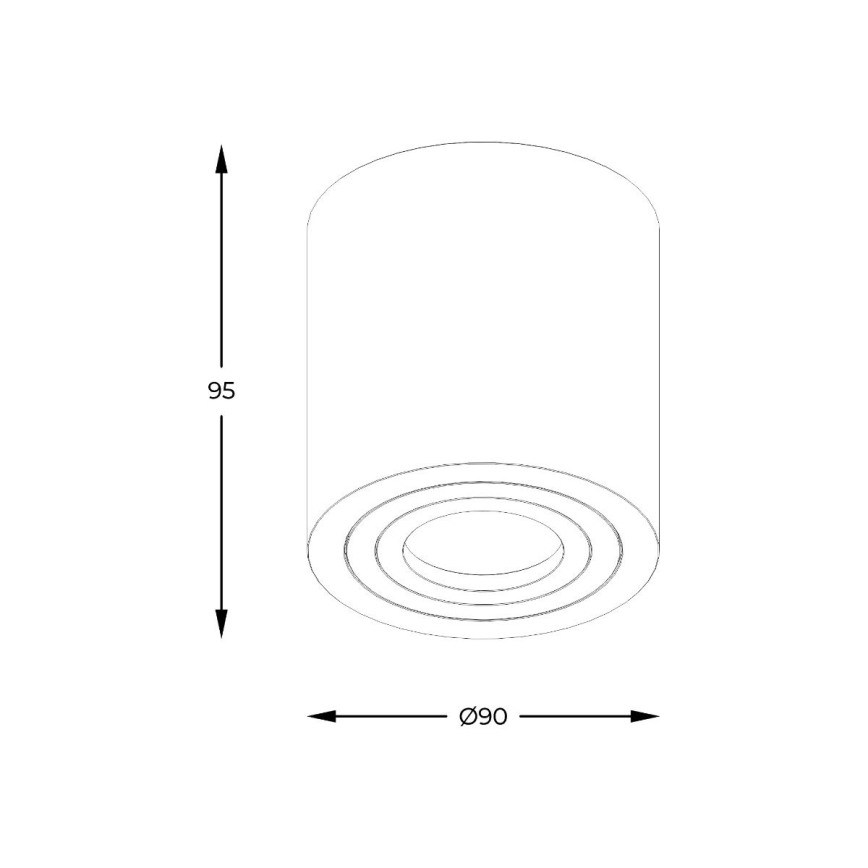Zuma Line - LED RGBW dimmbarer Badezimmer-Einbaustrahler 1xGU10/6W/230V IP44 weiß + Fernbedienung