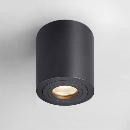 Zuma Line - LED RGBW dimmbarer Bad-Einbaustrahler 1xGU10/6W/230V IP44 schwarz + Fernbedienung