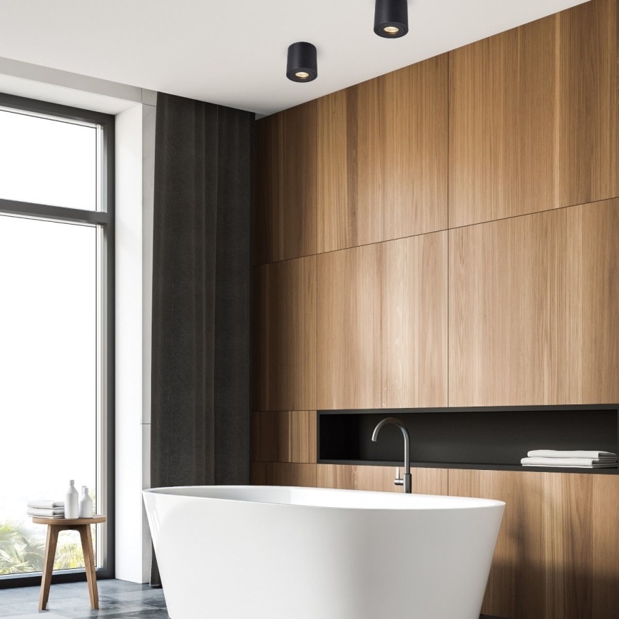 Zuma Line - Einbauleuchte 1xGU10/50W/230V IP44 schwarz