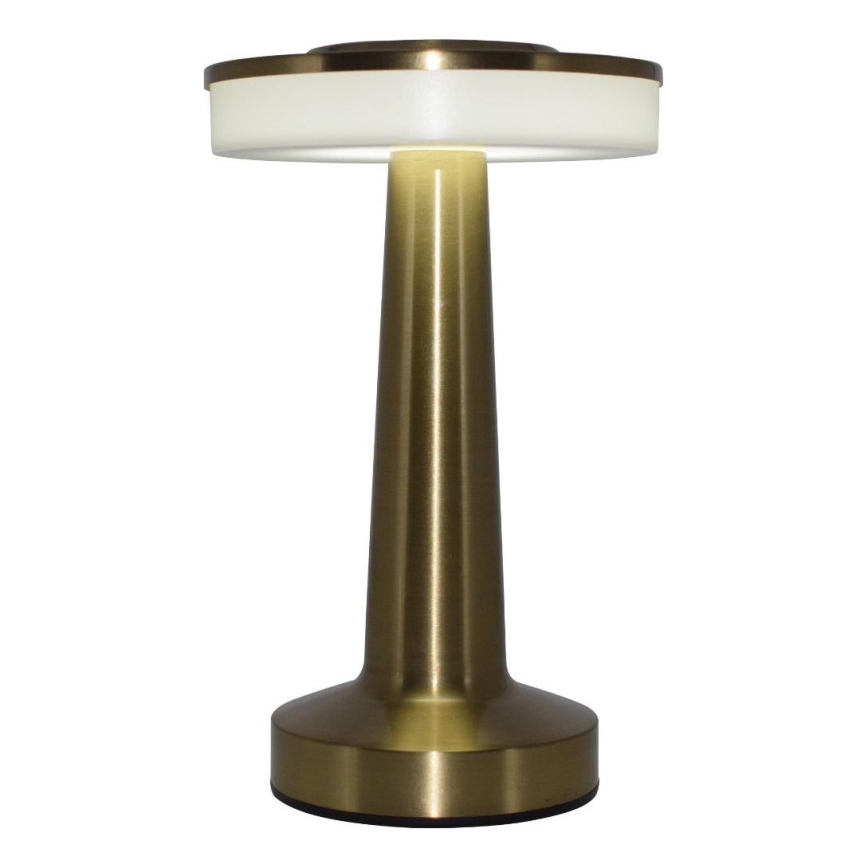 Zuma Line - Dimm- und aufladbare LED-Tischleuchte LED/2,5W/1200 mAh 3000/4000/6000K golden