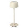 Zuma Line - Dimm- und aufladbare LED-Tischleuchte LED/2W/1200 mAh IP44 cremefarben