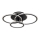 Zuma Line - Dimmbare LED-Deckenleuchte LED/55W/230V 3000-6000K schwarz + Fernbedienung