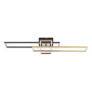 Zuma Line - Dimmbare LED-Deckenleuchte LED/55W/230V 3000-6000K schwarz/golden + Fernbedienung