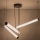 Zuma Line - dimmbare LED-Pendelleuchte mit Seilaufhängung LED/64W/230V 2700-6500K schwarz + Fernbedienung