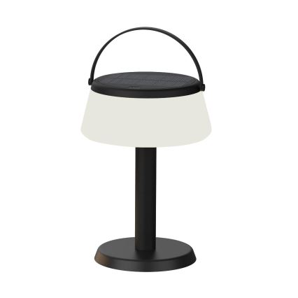 Zuma Line - Dimmbare, aufladbare Solar-Tischleuchte LED/2,2W/2000 mAh IP44 schwarz