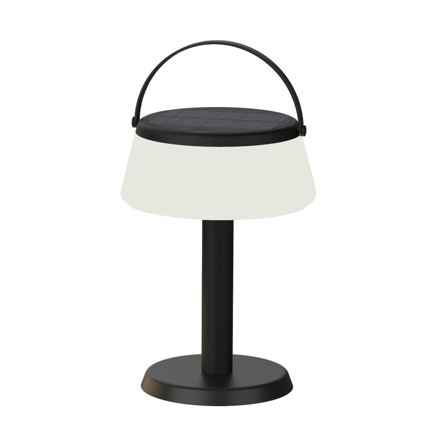 Zuma Line - Dimmbare, aufladbare Solar-Tischleuchte LED/2,2W/2000 mAh IP44 schwarz
