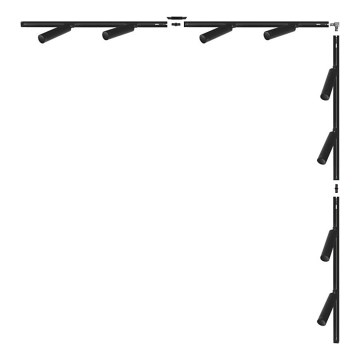 Zuma Line - Einbauleuchte im Schienensystem 8xGU10/35W/230V schwarz