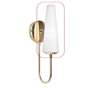 Zuma Line - Ersatzglas für Hängeleuchte und Wandleuchte E14 d 7 cm