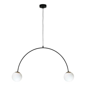 Zuma Line - Hängeleuchte an Kabel 2xE14/10W/230V schwarz