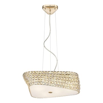 Zuma Line - Kabel-Pendelleuchte 6xG9/42W/230V, gold