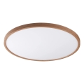 Zuma Line - LED-Deckenleuchte CAMI LED/36W/230V 3000/4000/6000K Ø 40 cm braun