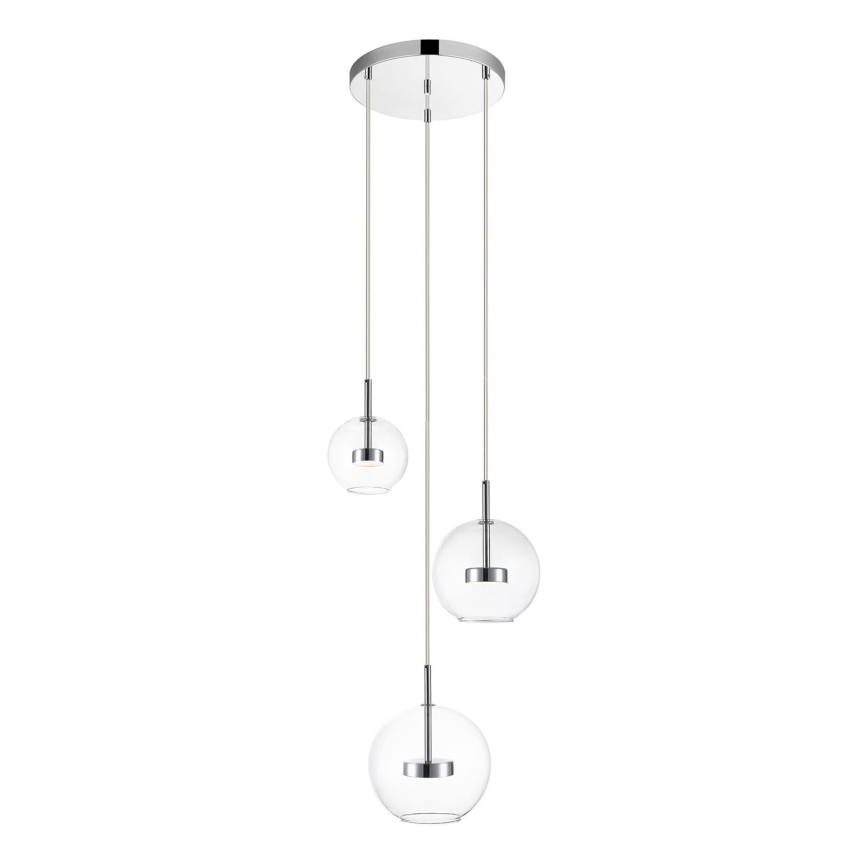 Zuma Line - LED-Hängeleuchte 3xLED/5W/230V glänzendes Chrom