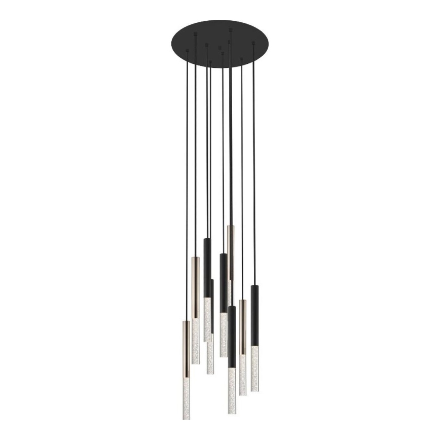 Zuma Line - LED-Hängeleuchte 9xLED/5W/230V schwarz/Messing