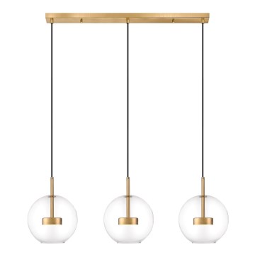 Zuma Line - LED-Hängeleuchte an Schnur 3xLED/5W/230V golden