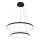 Zuma Line - LED-Hängeleuchte an Schnur LED/50W/230V 3000/4000/6000K d 60 cm schwarz