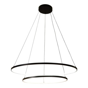 Zuma Line - LED-Hängeleuchte an Schnur LED/72W/230V 3000/4000/6000K d 90 cm schwarz