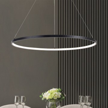 Zuma Line - LED-Pendelleuchte an Kabel LED/40W/230V 3000/4000/6000K Ø 90 cm schwarz