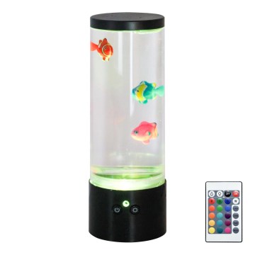 Zuma Line - LED RGB dimmbare Tischlampe LED/1W/5V/3xAA + Fernbedienung