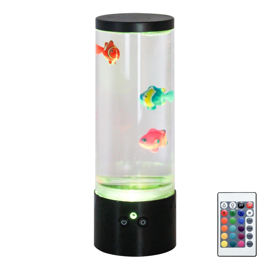 Zuma Line - LED RGB dimmbare Tischlampe LED/1W/5V/3xAA + Fernbedienung