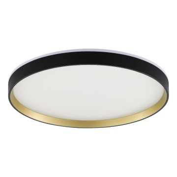 Zuma Line - LED RGBW dimmbare Deckenleuchte LED/32W/230V + LED/8W 3000-6000K schwarz/gold + Fernbedienung