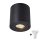 Zuma Line - LED RGBW dimmbarer Bad-Einbaustrahler 1xGU10/4,8W/230V IP44 schwarz + Fernbedienung