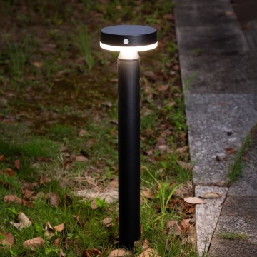 Zuma Line - LED-Solarleuchte mit Bewegungs- und Dämmerungssensor LED/4,5W/2000 mAh IP44 schwarz
