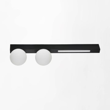 Zuma Line - LED-Wandleuchte 2xG9/40W/230V + LED/6W schwarz