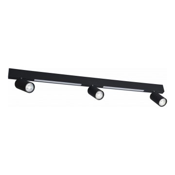 Zuma Line - LED Wandleuchte 3xGU10/5W/230V + 2xLED/8W schwarz