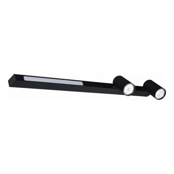 Zuma Line - LED Wandleuchte mit 2xGU10/5W/230V + LED/8W schwarz