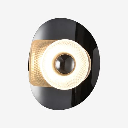 Zuma Line - LED-Wandleuchte LED/8W/230V schwarz/rauchschwarz