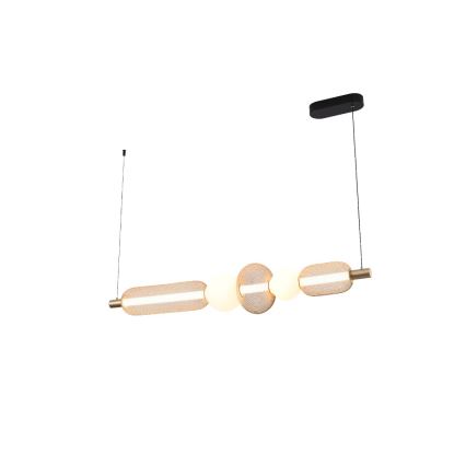 Zuma Line - Dimmbare LED-Pendelleuchte an Kabel LED/27W/230V 3000-5700K goldfarben + Fernbedienung