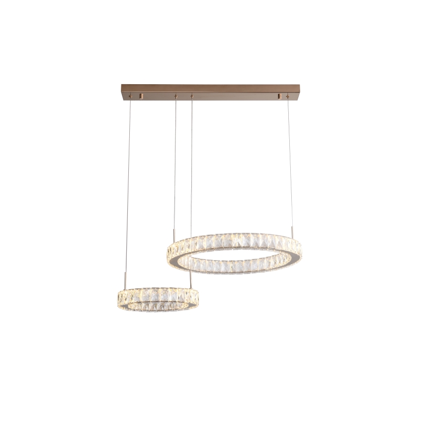 Zuma Line - LED-Hängeleuchte an Kabel LED/36W/230V Roségold